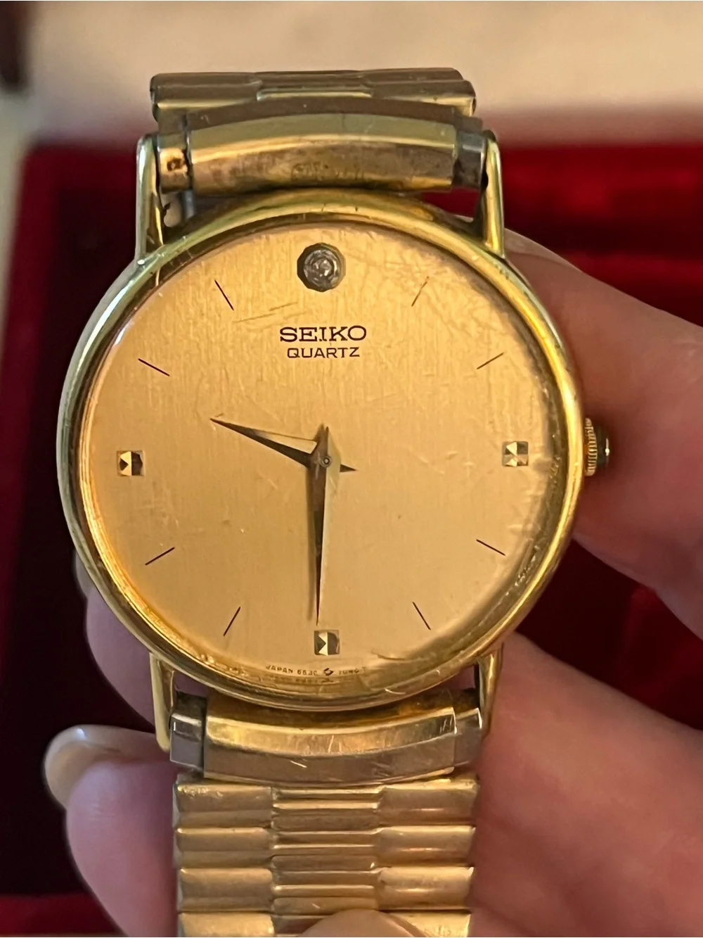 Seiko Gold Tone Men’s Dress Watches
